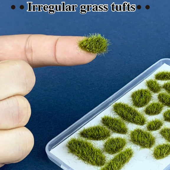 Miniature Grass Tufts Model Military Scene Materials Railway Train Layout Architecture Building Landscape or Diy Model Making