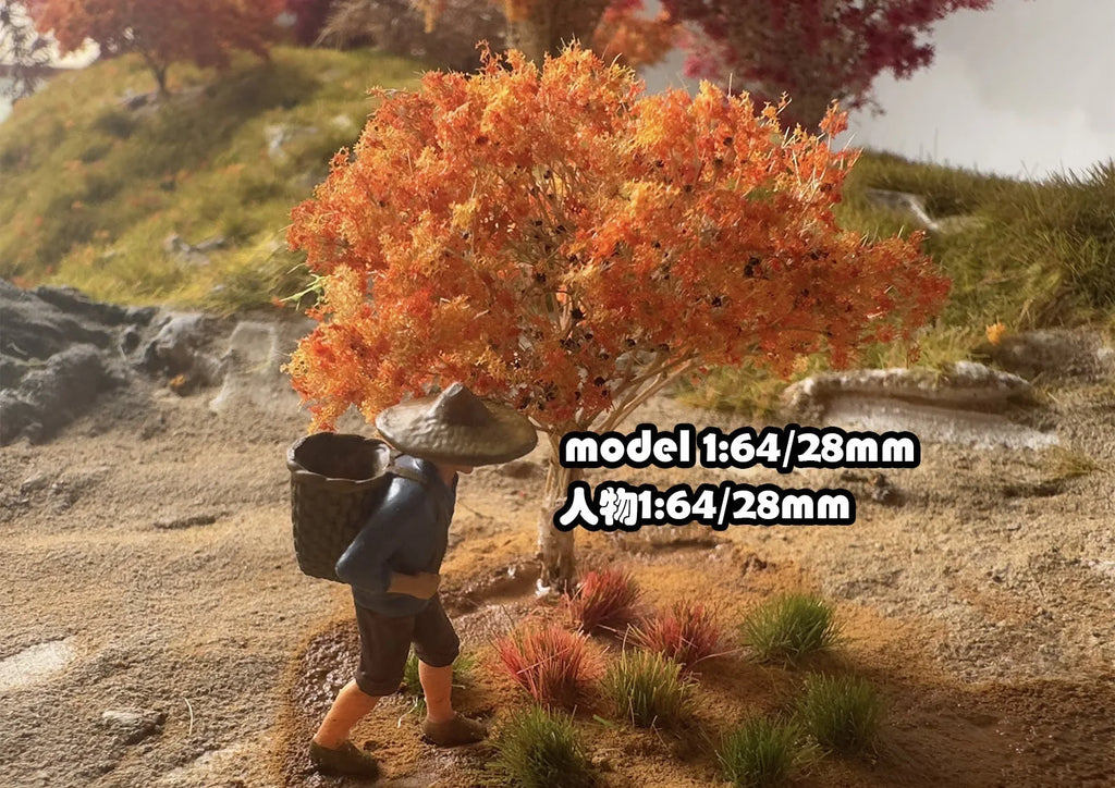 70pcs 5mm Miniature Static Grass Tufts for HO N Scale Model Railway Train Layout Military Wargame Scenarios DIY Diorama Making