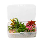 Miniature Colorful Flower Cluster Miniature Shrubs Bushes Static Grass Random Style Model Tree Scenery Accessories