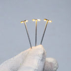 10pcs 1:500 Railway Train Lamp Model 3V Led Double-head Metal Light warmwhite Architecture Building Layout for Diorama