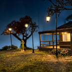 5PCS Mini LED Curved Garden Path Lights for Dollhouse Railway Diorama Scenery 3V Pre-Wired