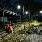 5PCS Mini LED Curved Garden Path Lights for Dollhouse Railway Diorama Scenery 3V Pre-Wired
