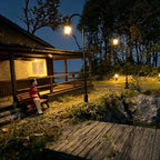 5PCS Mini LED Curved Garden Path Lights for Dollhouse Railway Diorama Scenery 3V Pre-Wired