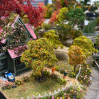 Handcrafted Miniature Trees for Diorama Railway Landscape & Dollhouse Scenery – 2PCS