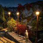 5PCS Mini LED Garden Path Lights for Diorama Dollhouse Street Railway Scenery