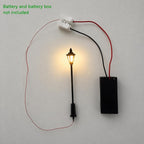 5PCS Mini LED Garden Path Lights for Diorama Dollhouse Street Railway Scenery