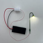 5PCS Mini Street Lamps for Dollhouse Garden Railway Park Scene Model Lighting
