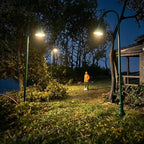 5PCS Mini Street Lamps for Dollhouse Garden Railway Park Scene Model Lighting