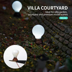 5PCS Mini Globe LED Landscape Lamps for Diorama Garden Park Pathway Model Lighting