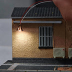 10PCS Mini LED Pendant Lamps for Dollhouse Diorama Railway Interior Ceiling Lighting 6 Styles
