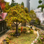 Handcrafted Miniature Trees for Diorama Railway Landscape & Dollhouse Scenery – 2PCS