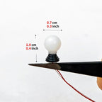 5PCS Mini Globe LED Landscape Lamps for Diorama Garden Park Pathway Model Lighting