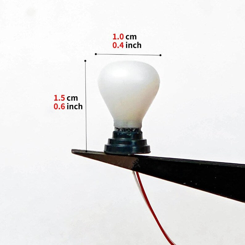 5PCS Mini Globe LED Landscape Lamps for Diorama Garden Park Pathway Model Lighting