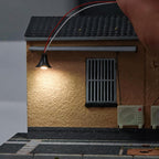 10PCS Mini LED Pendant Lamps for Dollhouse Diorama Railway Interior Ceiling Lighting 6 Styles